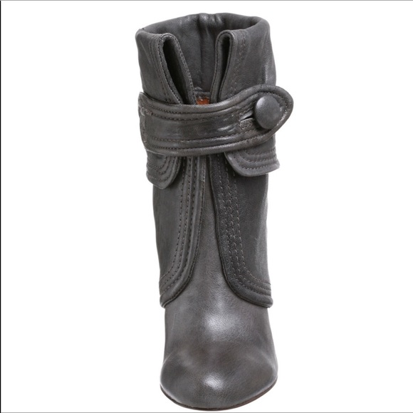 FRYE Ava Button Fold Over Napa Leather Boot - Picture 4 of 16